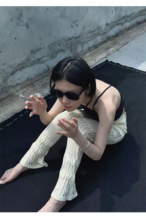 LIMISEVEN · Relaxed Floor-Length Knit Trousers