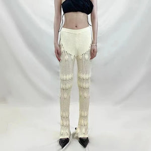 LIMISEVEN · Relaxed Floor-Length Knit Trousers
