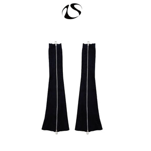 LIMISEVEN · Double-Zip Knit Leg Warmers