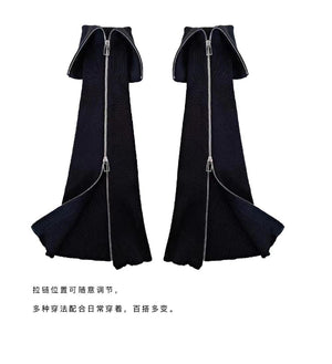 LIMISEVEN · Double-Zip Knit Leg Warmers