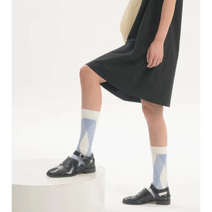 LIMISEVEN · Fresh Plaid Diamond Split-Toe Socks