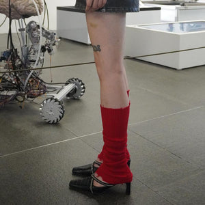LIMISEVEN · Distressed Knit Convertible Arm Warmers
