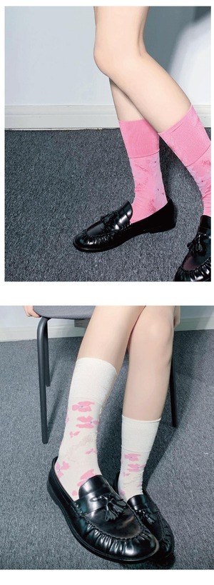 LIMISEVEN · Fallen Flower Collection Vintage Silky Socks