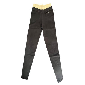 LIMISEVEN · Color-Block Low-Rise Knit Leggings
