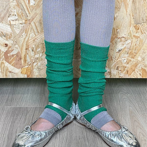 LIMISEVEN · Silky Mid-Calf Slouch Leg Warmers