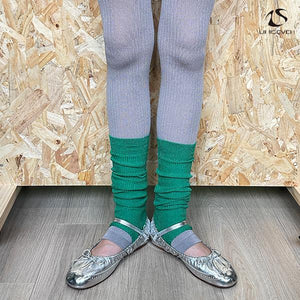 LIMISEVEN · Silky Mid-Calf Slouch Leg Warmers