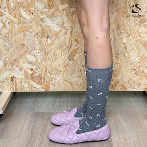 LIMISEVEN · High-Heel Graffiti Mid-Calf Socks