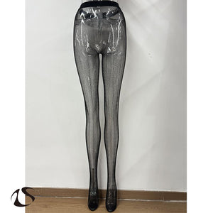 LIMISEVEN · Fine Mesh Vintage Openwork Lace Tights