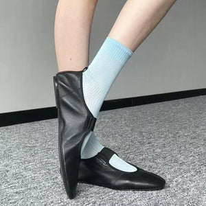 LIMISEVEN · Ribbed Cotton Mid-Calf Socks