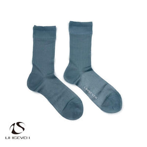 LIMISEVEN · Ribbed Cotton Mid-Calf Socks