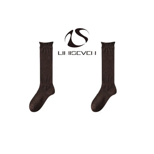 LIMISEVEN · Fine Wool Rolled-Cuff Calf Slouch Socks