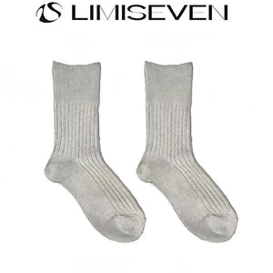 LIMISEVEN · Textured Ribbed Stretch Slouch Socks