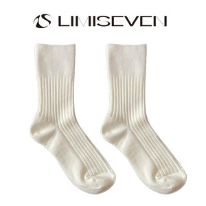 LIMISEVEN · Textured Ribbed Stretch Slouch Socks