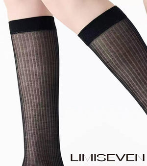 LIMISEVEN · Cooling Ribbed Mulberry Silk Stirrup Leg Warmers