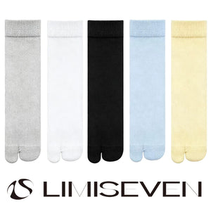 LIMISEVEN · Lightweight Solid-Color Split-Toe Socks