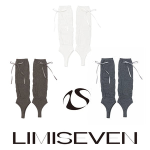 LIMISEVEN · Bow Ribbon Stirrup Leg Warmers