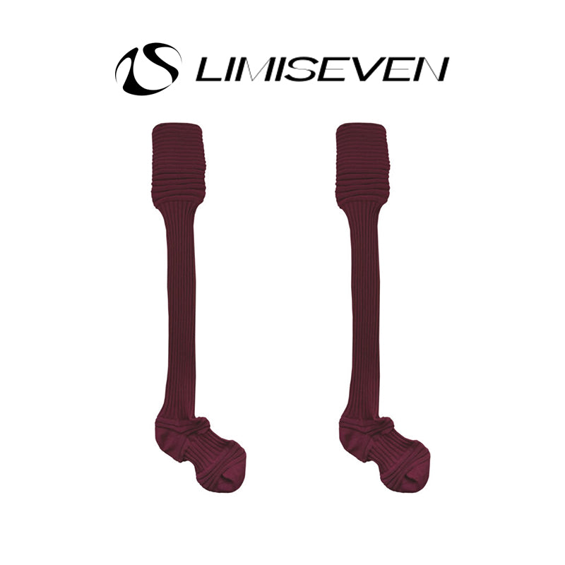 Limiseven personality niche twisted over-the-knee long socks