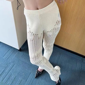 LIMISEVEN · Relaxed Floor-Length Knit Trousers