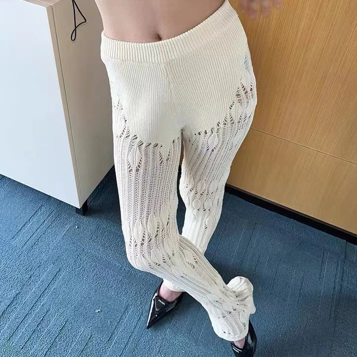 LIMISEVEN · Relaxed Floor-Length Knit Trousers