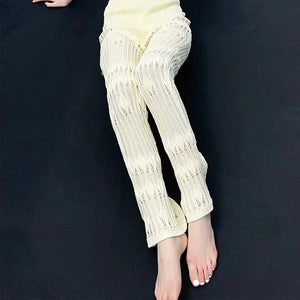 LIMISEVEN · Relaxed Floor-Length Knit Trousers