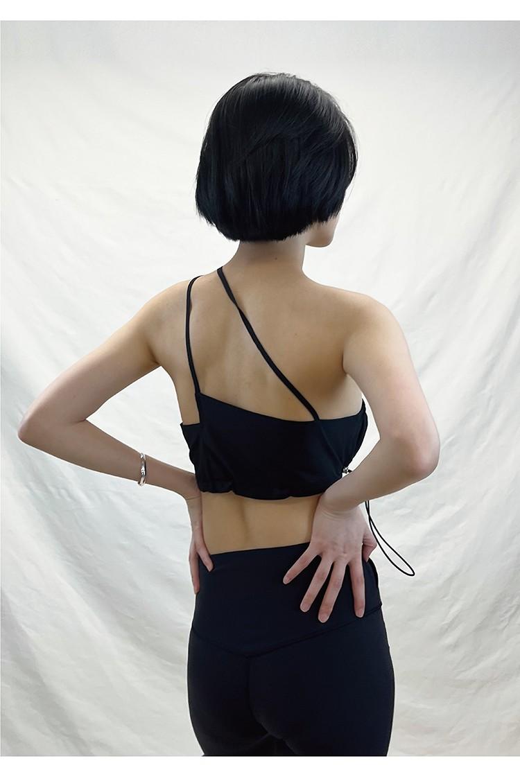 LIMISEVEN · Deconstructed Drawstring Asymmetric Camisole