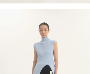 LIMISEVEN · Textured Yarn Patchwork Knit Trousers