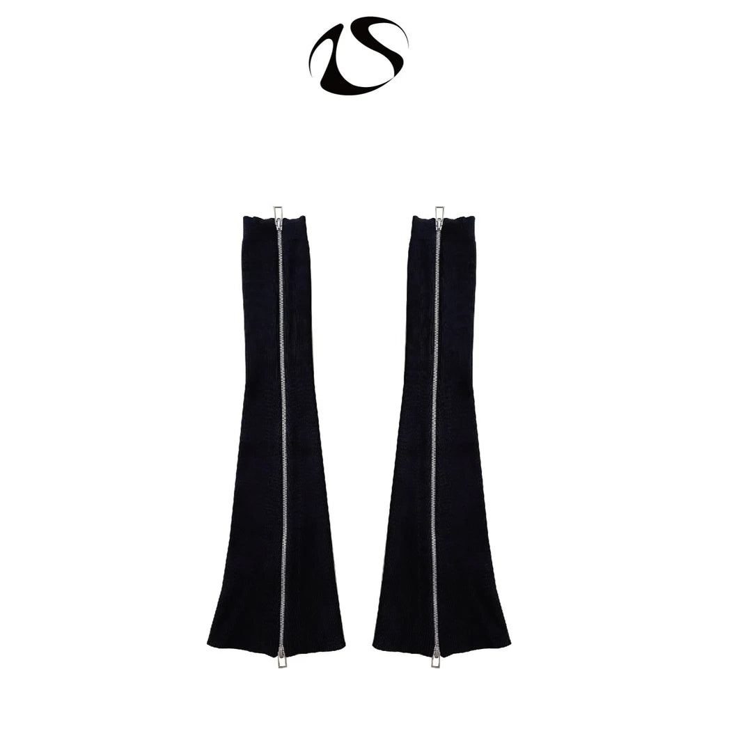 LIMISEVEN · Double-Zip Knit Leg Warmers