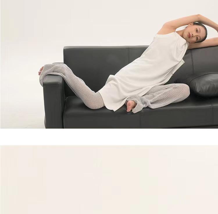 LIMISEVEN · Blue Lightweight Knit Trousers