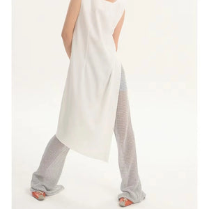 LIMISEVEN · Blue Lightweight Knit Trousers