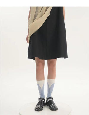 LIMISEVEN · Fresh Plaid Diamond Split-Toe Socks