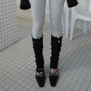LIMISEVEN · Distressed Knit Convertible Arm Warmers