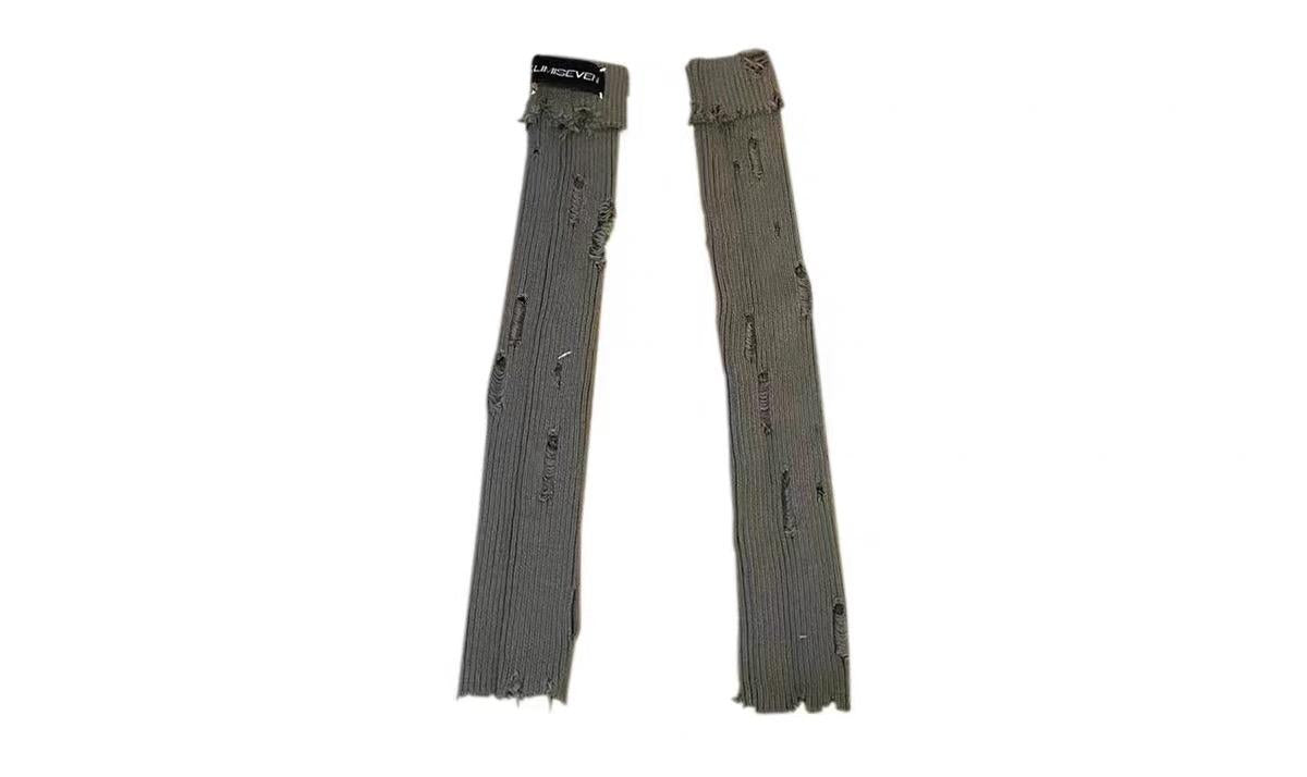 LIMISEVEN · Distressed Knit Convertible Arm Warmers