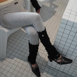 LIMISEVEN · Distressed Knit Convertible Arm Warmers