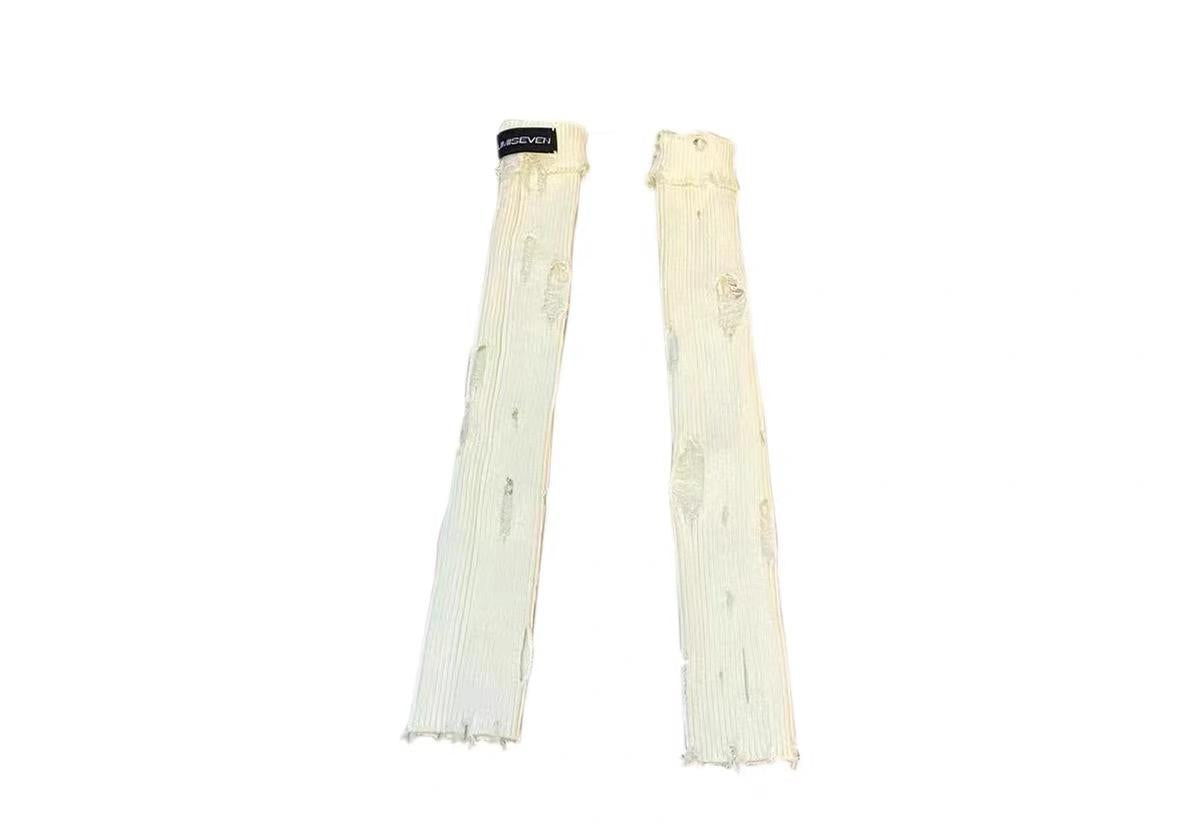 LIMISEVEN · Distressed Knit Convertible Arm Warmers