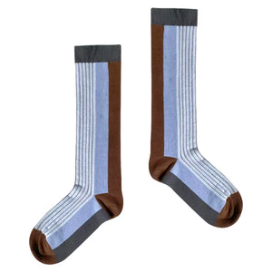 LIMISEVEN · Minimalist Striped Mid-Calf Socks