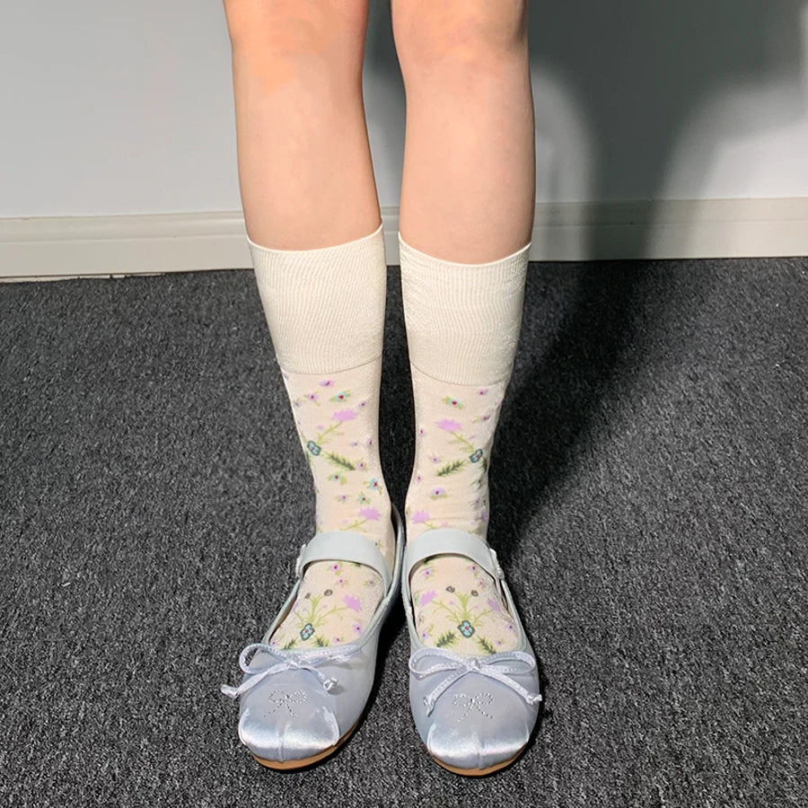 LIMISEVEN · Mihua Collection Vintage Pattern Socks