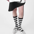LIMISEVEN · Vintage Striped and Houndstooth Mid-Calf Socks