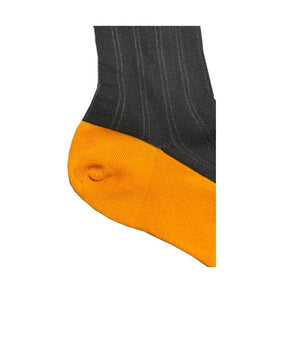 LIMISEVEN · Contrast Patchwork Mid-Calf Socks