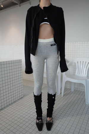LIMISEVEN · Color-Block Low-Rise Knit Leggings
