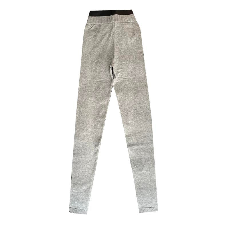 LIMISEVEN · Color-Block Low-Rise Knit Leggings