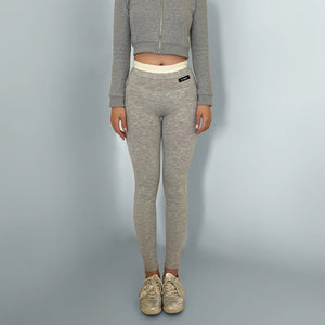 LIMISEVEN · Color-Block Low-Rise Knit Leggings