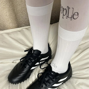 LIMISEVEN · Everyday Solid-Color Ribbed Mid-Calf Socks