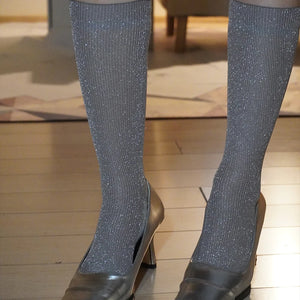 LIMISEVEN · Girls' Generation Vintage Shimmer Knee-High Socks