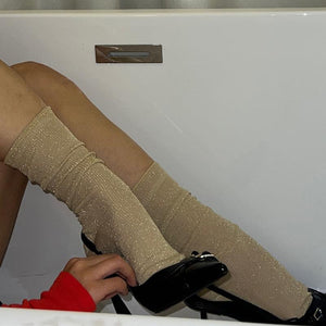 LIMISEVEN · Girls' Generation Vintage Shimmer Knee-High Socks