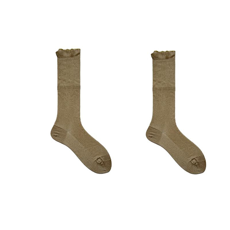 LIMISEVEN · Girls' Generation Vintage Shimmer Knee-High Socks
