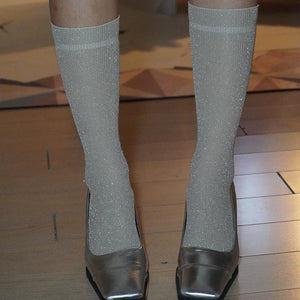 LIMISEVEN · Girls' Generation Vintage Shimmer Knee-High Socks