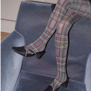 LIMISEVEN · Vintage Plaid Tights