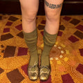 LIMISEVEN · Double-Cuff Knee-High Slouch Socks