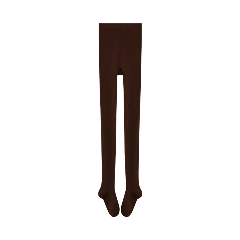LIMISEVEN Vintage Low-Rise Solid-Color Tights