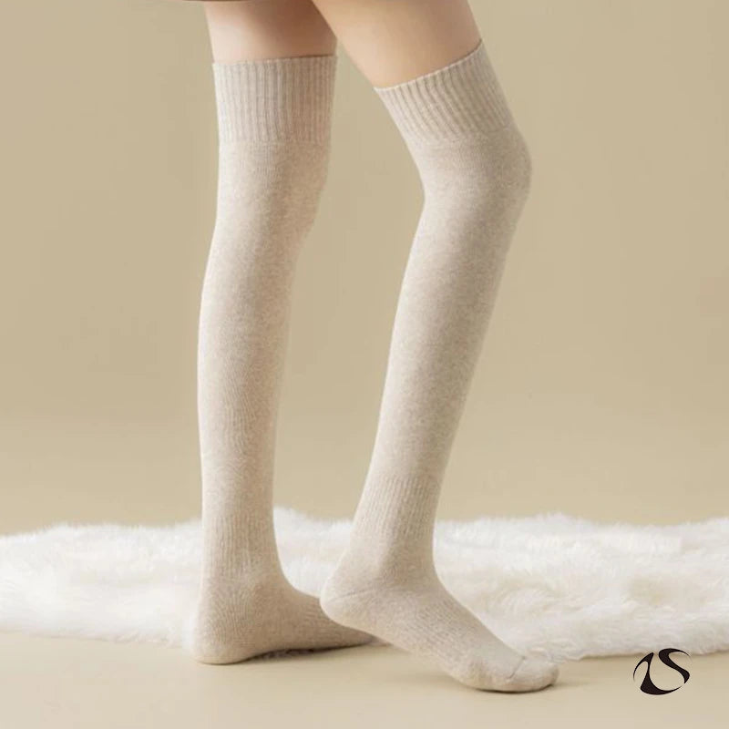 LIMISEVEN · Thick Warm Over-the-Knee Socks